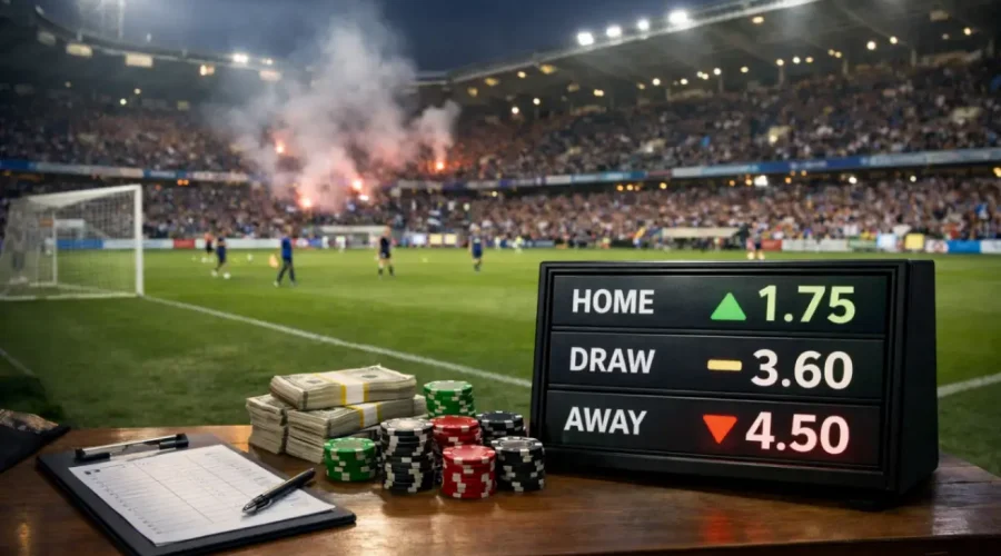 Vantagem do mando de campo nas odds de apostas